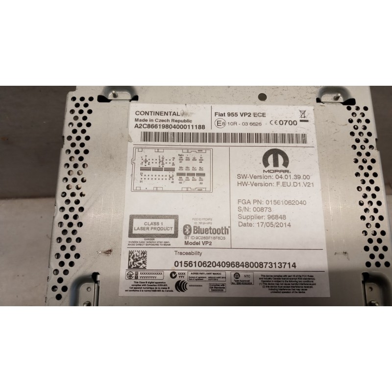 ALFA ROMEO CAR RADIO ALFA ROMEO Mito 2013> used