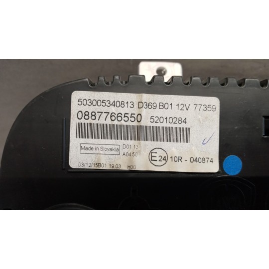 QUADRO STRUMENTI FIAT Panda 4x4 e Panda Natural Power 2012> usato