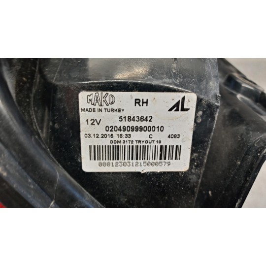 RIGHT REAR LIGHT FIAT Panda 4x4 e Panda Natural Power 2012> used