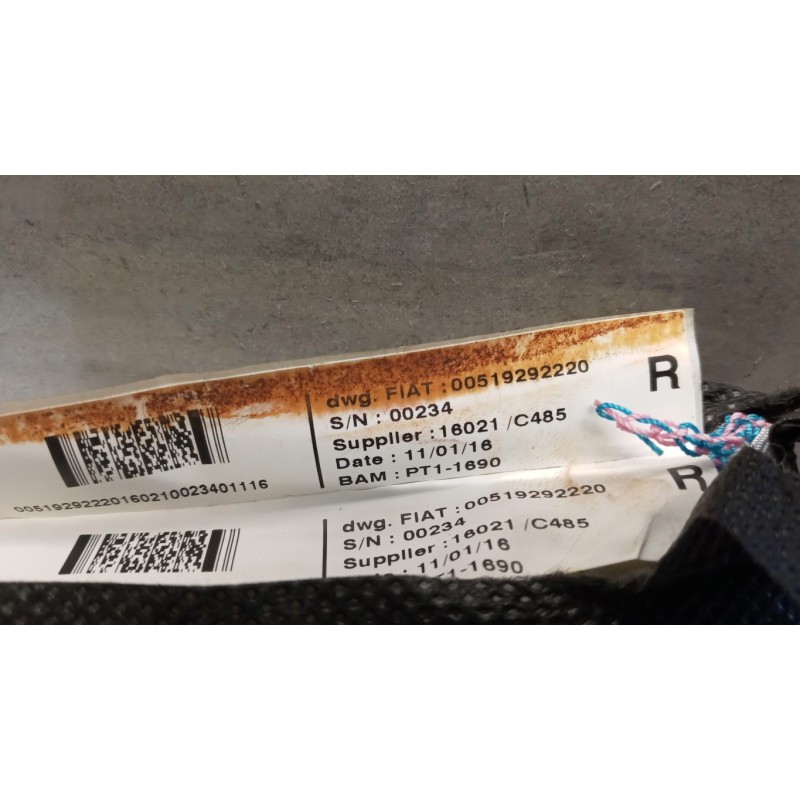 FIAT CURTAIN AIRBAG RIGHT  FIAT Panda 4x4 e Panda Natural Power 2012> used