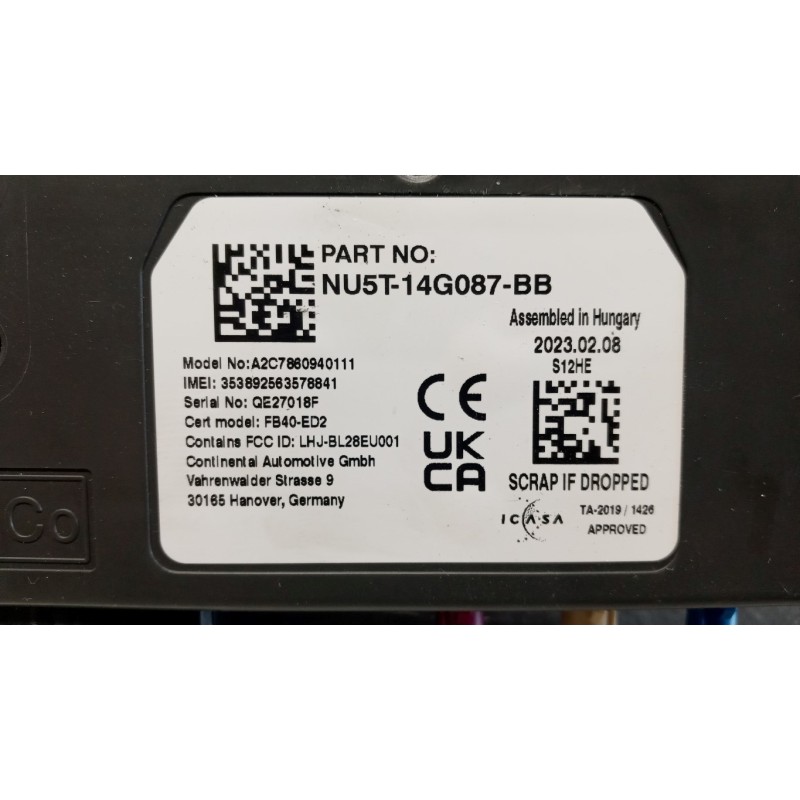 FORD van VARIOUS CONTROL UNIT C FORD van Transit 2019> used