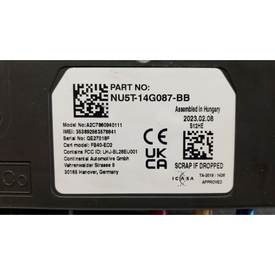 VARIOUS CONTROL UNIT C FORD van Transit 2019> used