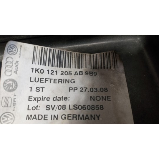 CONVEYOR ELECTRIC FAN VOLKSWAGEN Golf 5 2003>2008 used
