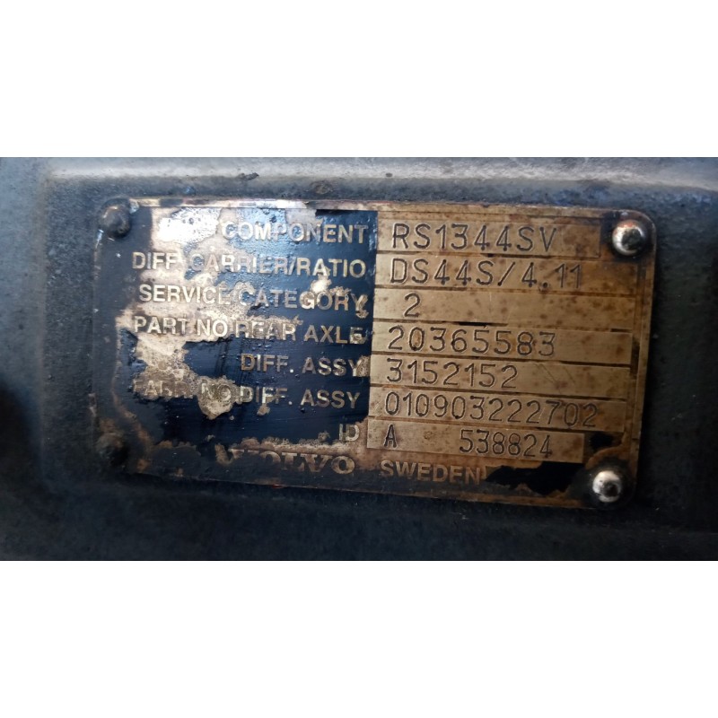 VOLVO truck GRUPPO DIFFERENZIALE POSTERIORE VOLVO truck FM 7 usato