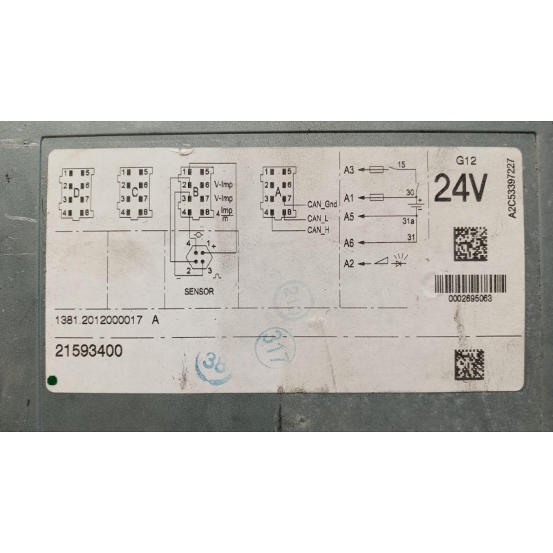 VOLVO truck TACHIGRAFO VOLVO truck FM 7 usato