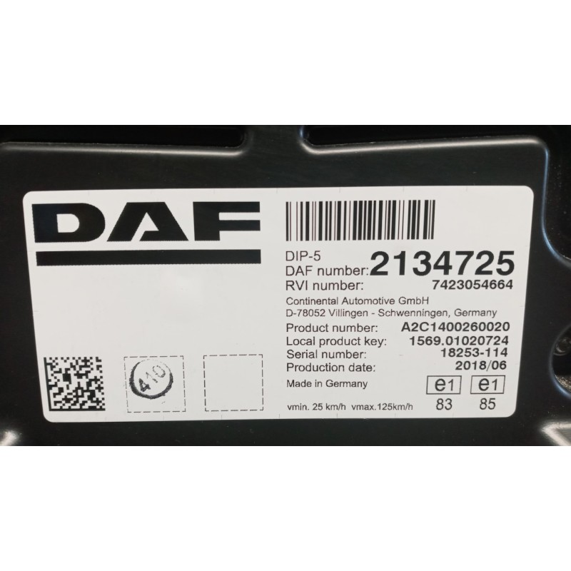 DAF QUADRO STRUMENTI DAF LF usato