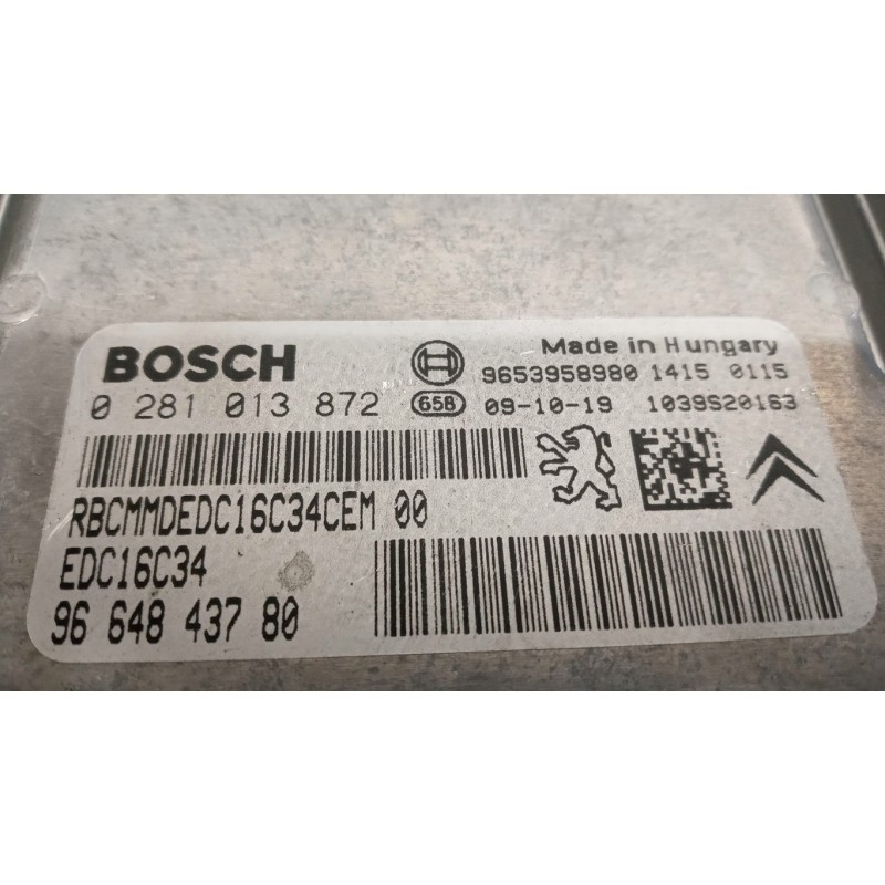 CITROEN ENGINE UNIT CITROEN C3 Picasso 2008> used