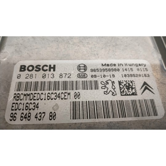 CENTRALINA MOTORE CITROEN C3 Picasso 2008> usato