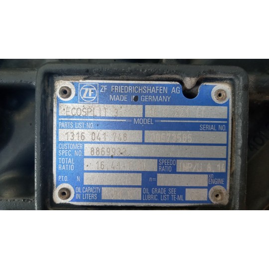 GEARBOXES  IVECO Stralis 2003>2007 used