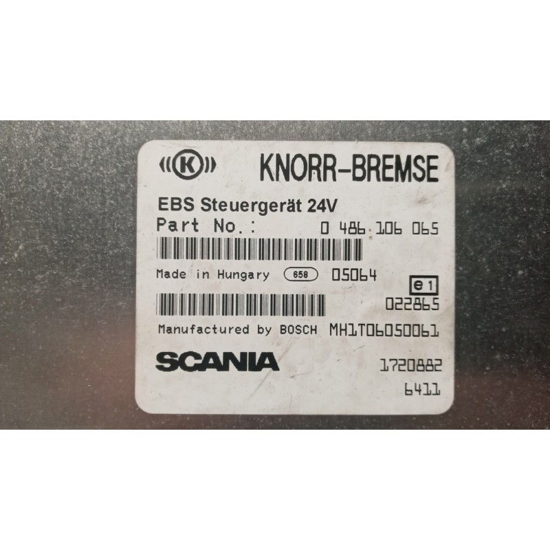 SCANIA CENTRALINA EBS CONTROLLO FRENATA SCANIA Serie R 2005> usato
