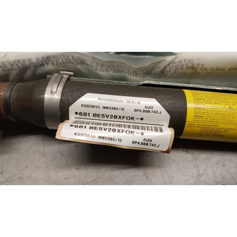 AUDI AIR BAG TETTO DESTRO AUDI A3 Sportback 2008>2012 usato