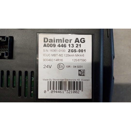 INSTRUMENT PANEL MERCEDES-BENZ truck Actros euro 6 2014>2021 used