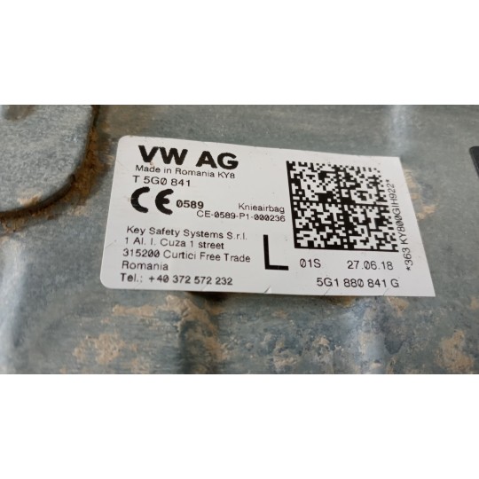 KIT AIR BAG VOLKSWAGEN Golf 7.2 2017>2019 usato