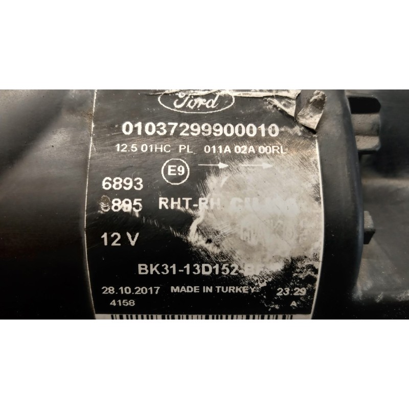 FORD van RIGHT HEADLIGHT FORD van Transit 2014>2018 used