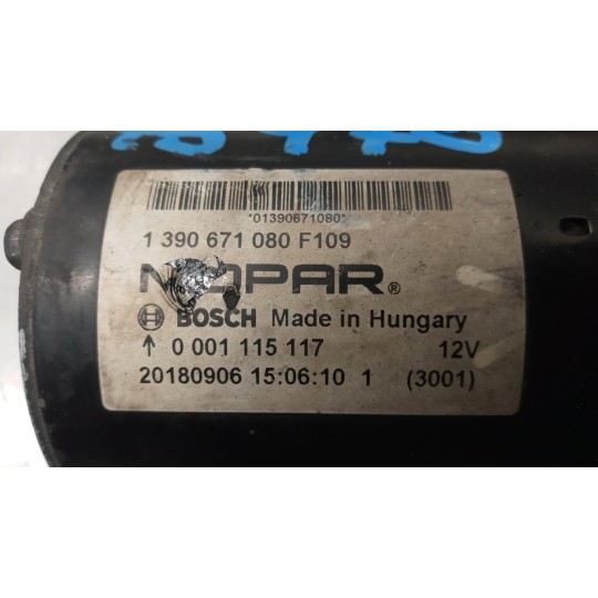 STARTER MOTOR FIAT van Ducato 2014> used