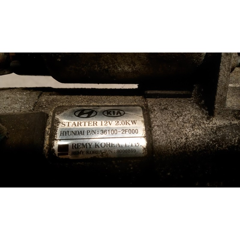 HYUNDAI STARTER MOTOR HYUNDAI ix35 2009>2015 used