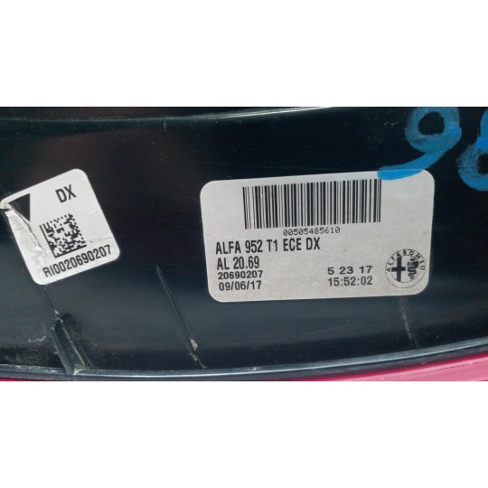 RIGHT REAR LED LIGHT  ALFA ROMEO Giulia 2015> used