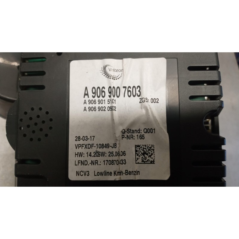 MERCEDES-BENZ van QUADRO STRUMENTI MERCEDES-BENZ van Sprinter 2013>2018 usato