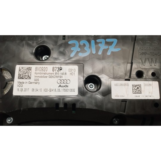 INSTRUMENT PANEL AUDI A3 Sportback 2016> used