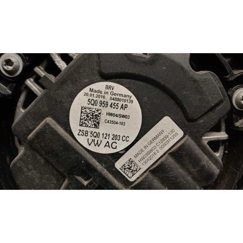 VOLKSWAGEN CONVEYOR ELECTRIC FAN VOLKSWAGEN Golf 7 2012>2016 used