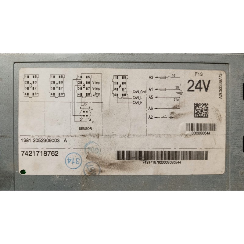 RENAULT truck TACHIGRAFO RENAULT truck Premium 2005>2013 usato