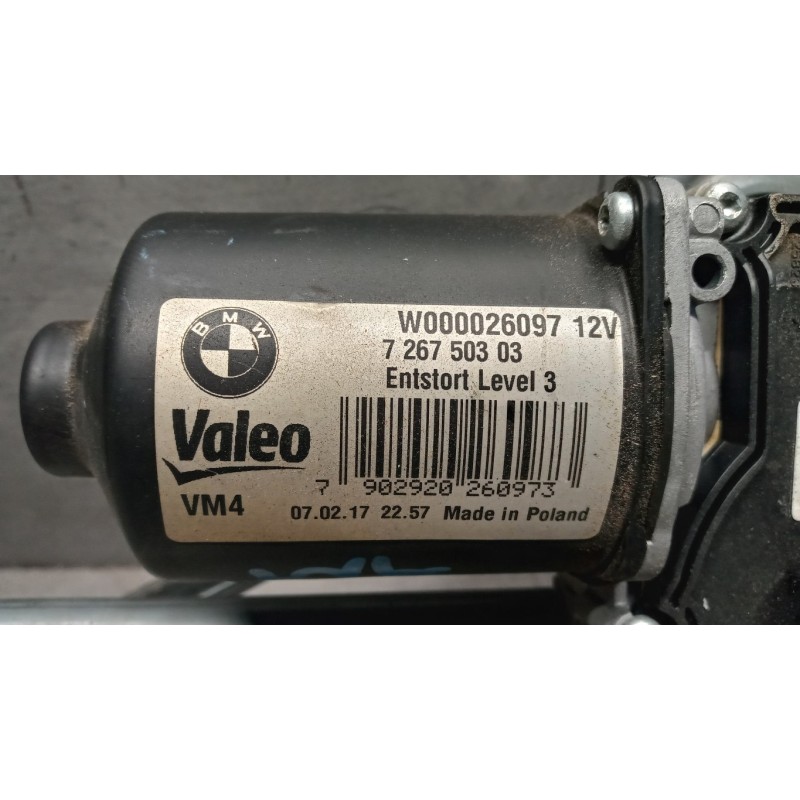 BMW windshield wiper motor BMW Serie 3 GT (F34) 2016>2020 used