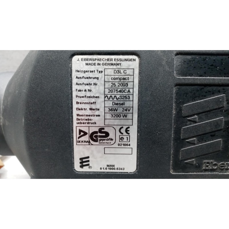 MAN WEBASTO MAN TG-A 2000>2007 used