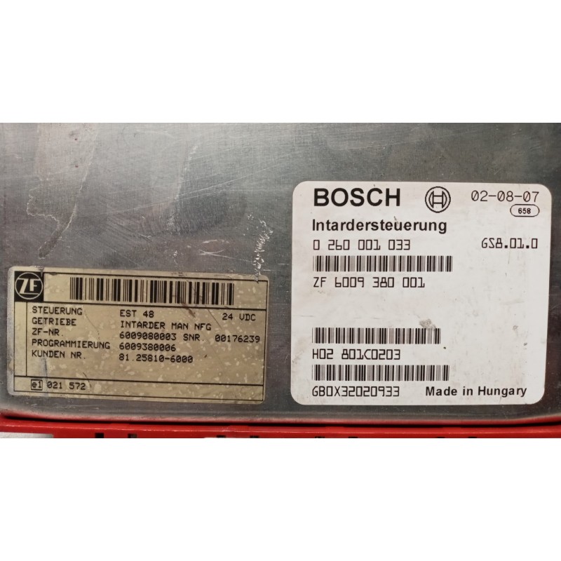 MAN VARIOUS CONTROL UNITS B  MAN TG-A 2000>2007 used