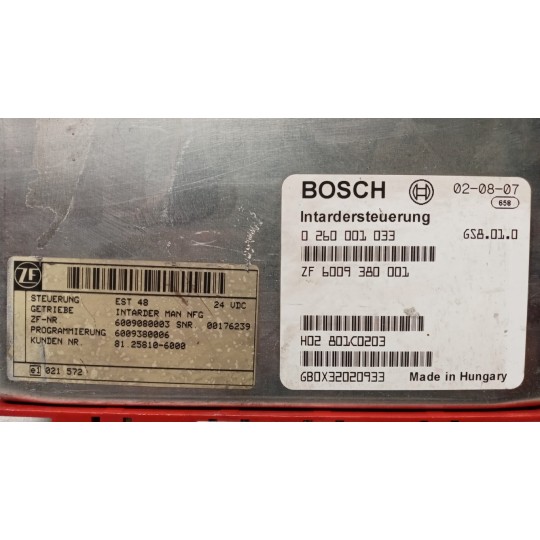 VARIOUS CONTROL UNITS B  MAN TG-A 2000>2007 used