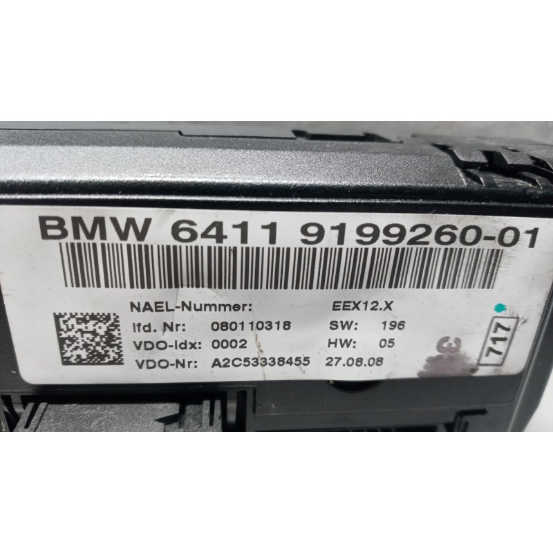 BMW AC CONTROL UNIT BMW Serie 1 (E87) 2007> used