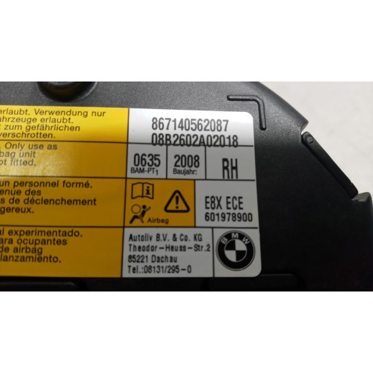 CURTAIN AIRBAG RIGHT  BMW Serie 1 (E87) 2007> used