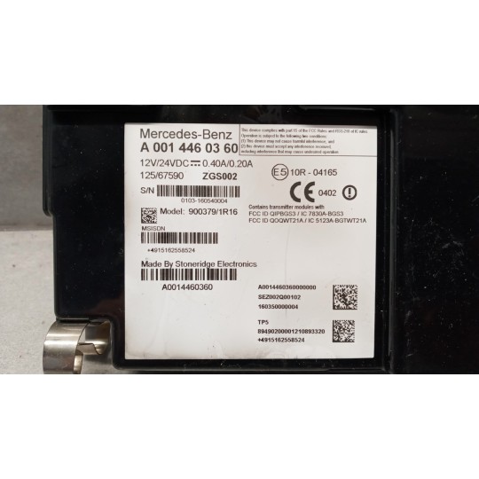 VARIOUS CONTROL UNITS  MERCEDES-BENZ truck Actros euro 6 2014>2021 used