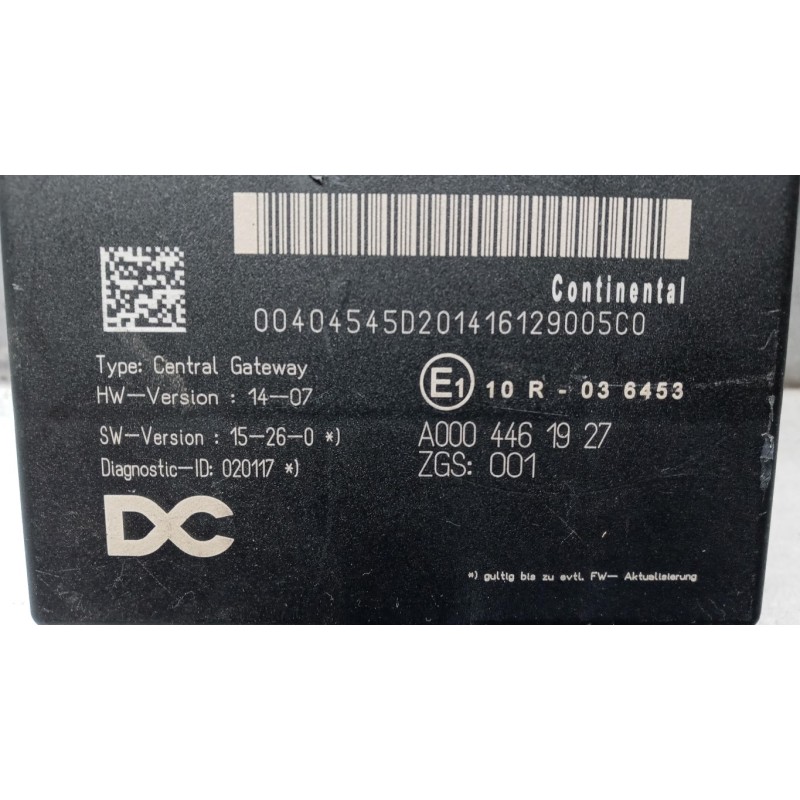 MERCEDES-BENZ truck VARIOUS CONTROL UNITS B  MERCEDES-BENZ truck Actros euro 6 2014>2021 used