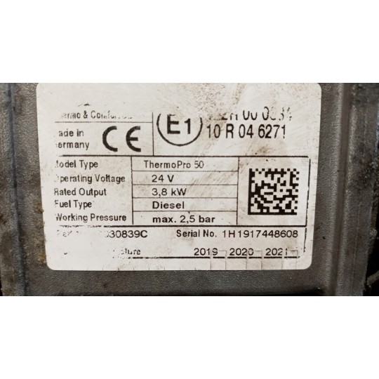 WEBASTO MERCEDES-BENZ truck Actros euro 6 2014>2021 usato