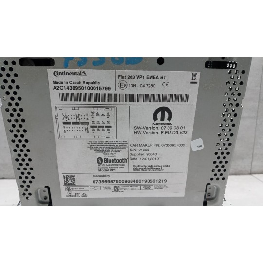 CAR RADIO FIAT Doblo' 2015> used