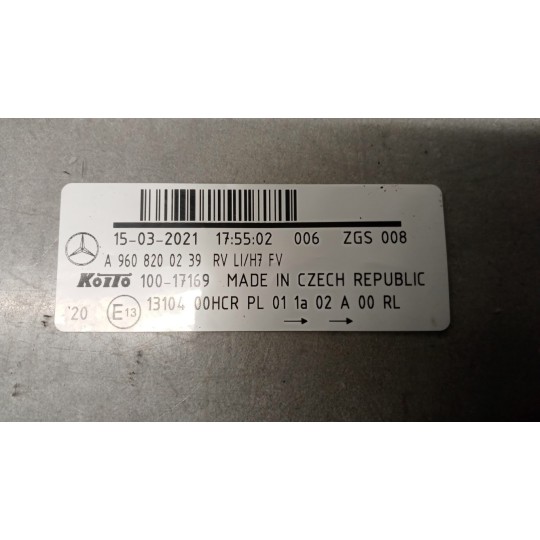 FARO ANTERIORE SINISTRO MERCEDES-BENZ truck Actros euro 6 2014>2021 usato