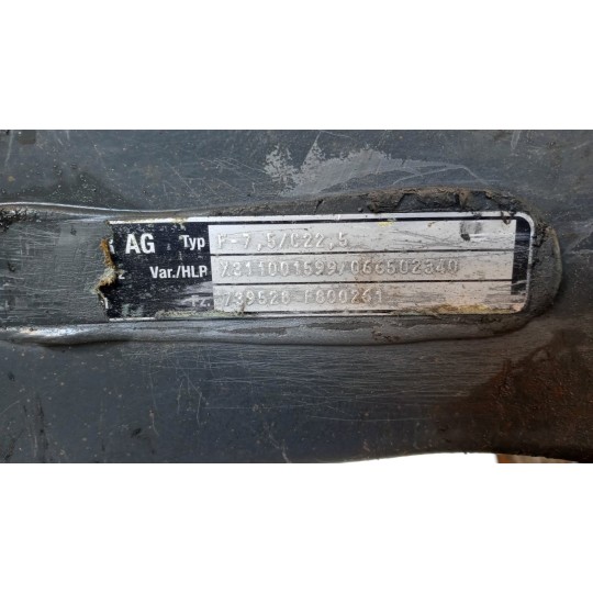 FRONT DRIVE AXLE MERCEDES-BENZ truck Actros euro 6 2014>2021 used