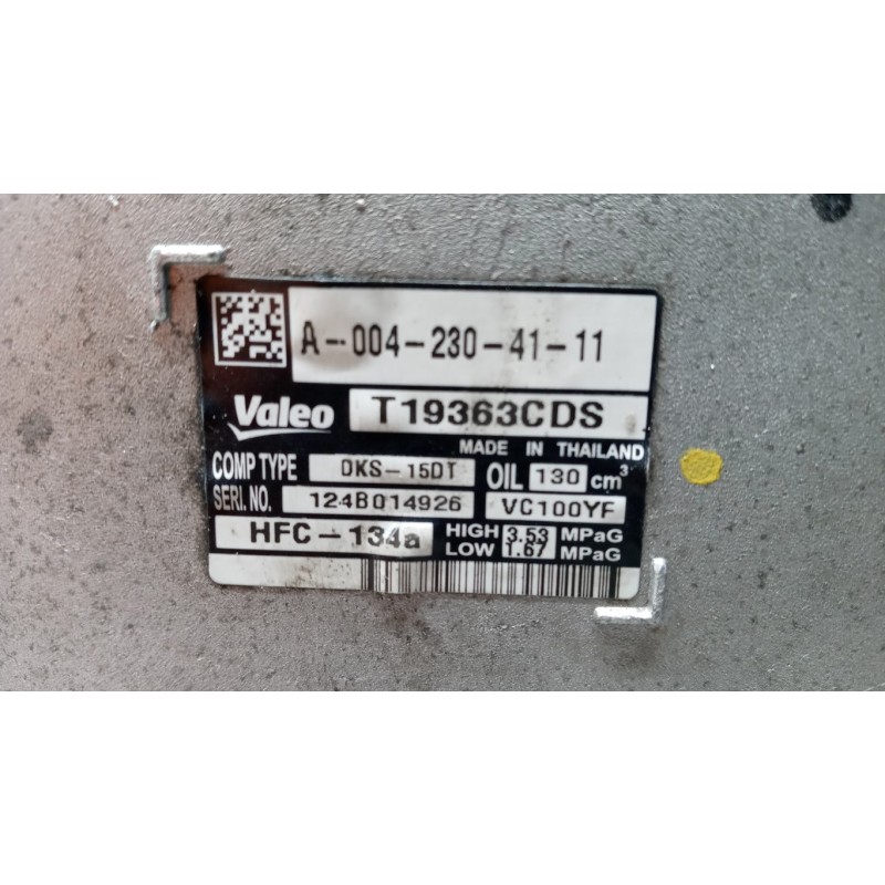 MERCEDES-BENZ truck AIR CONDITIONER COMPRESSOR MERCEDES-BENZ truck Actros euro 6 2014>2021 used