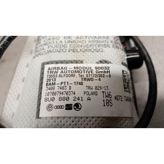 CURTAIN AIRBAG LEFT AUDI Q3 2011>2014 used