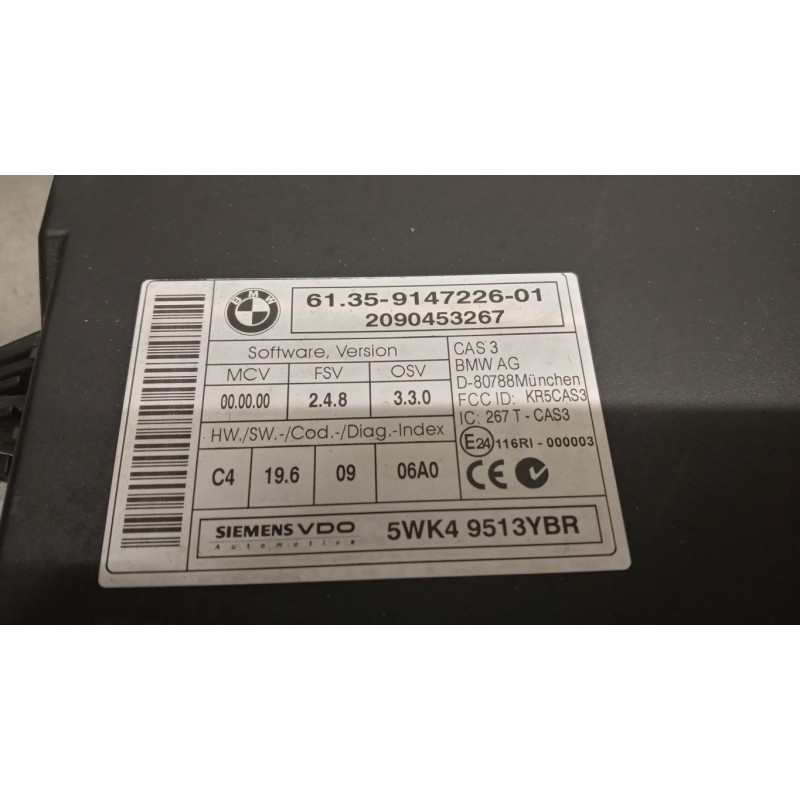 BMW CENTRALINA MOTORE BMW Serie 3 (E90-E91) 2008>2011 usato