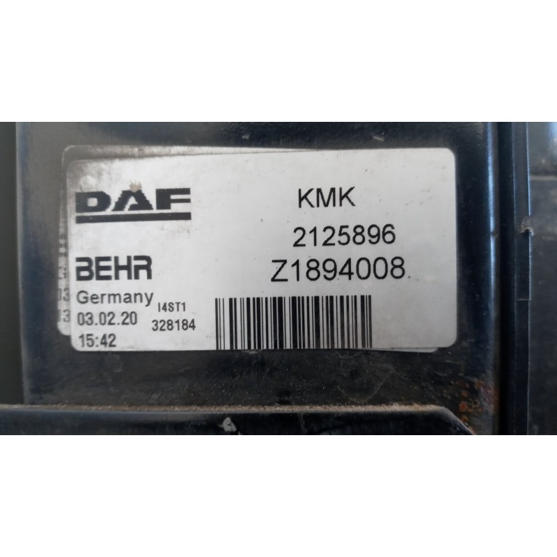 DAF WATER HEAT RADIATOR  DAF XF106 used