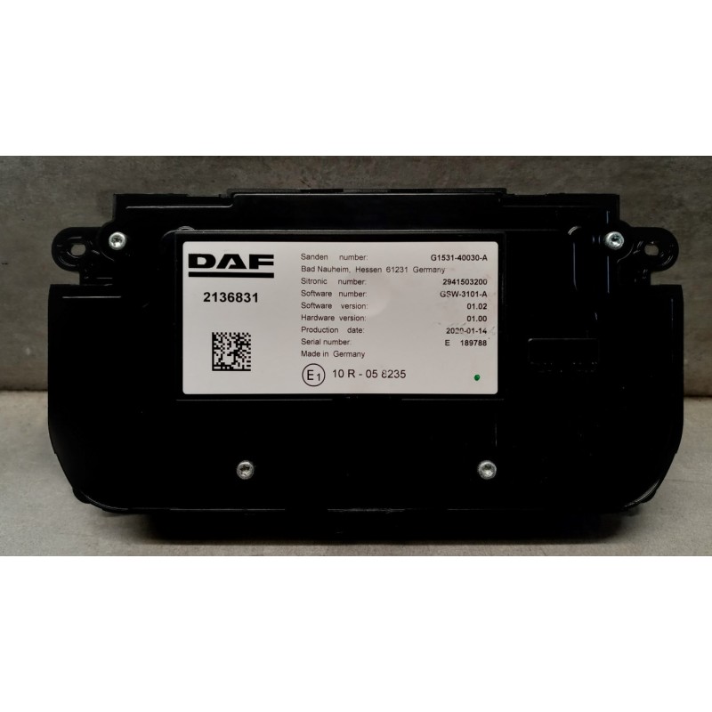 DAF AC CONTROL UNIT DAF XF106 used