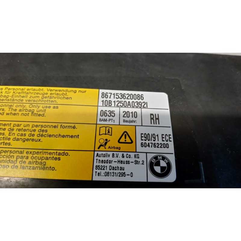 BMW CURTAIN AIRBAG RIGHT  BMW Serie 3 (E90-E91) 2008>2011 used