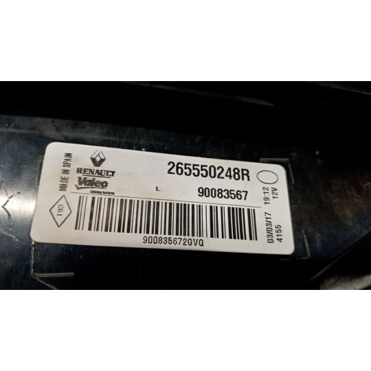 LEFT REAR LEF LIGHT ON BACK RENAULT Megane 2016>2020 used