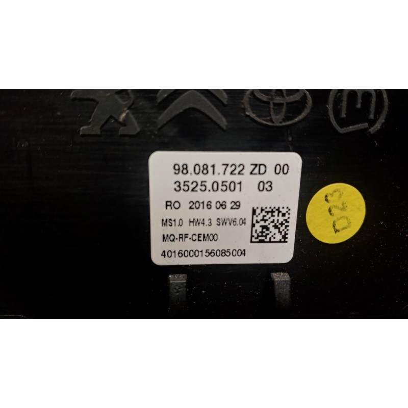 CITROEN CENTRALINA CLIMATIZZATORE CITROEN Jumpy 2016> usato