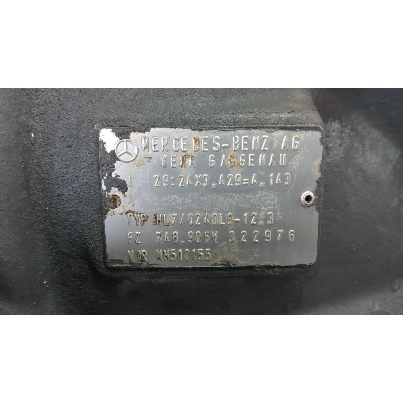 MERCEDES-BENZ truck GRUPPO DIFFERENZIALE POSTERIORE MERCEDES-BENZ truck LK/LN2 84> usato