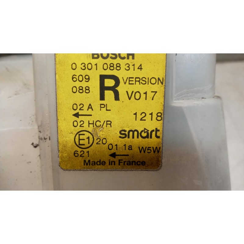SMART RIGHT HEADLIGHT SMART City Coupé e Cabrio 1998>2003 used