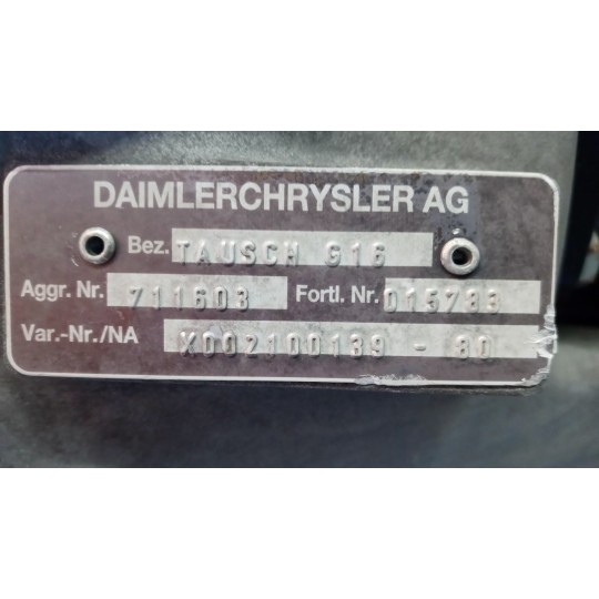 GEARBOXES  MERCEDES-BENZ van Sprinter 1995>2001 used