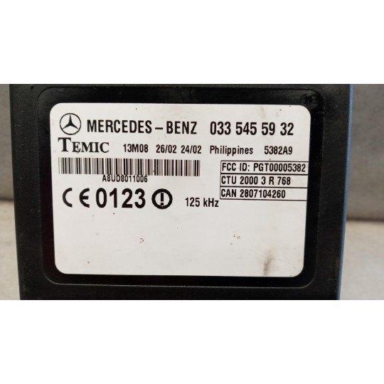 VARIOUS CONTROL UNITS  MERCEDES-BENZ van Sprinter 2001>2005 used