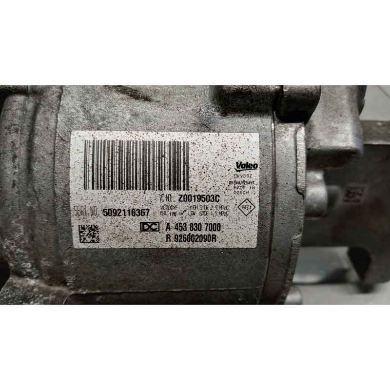 RENAULT AIR CONDITIONER COMPRESSOR RENAULT Twingo 2014>2019 used